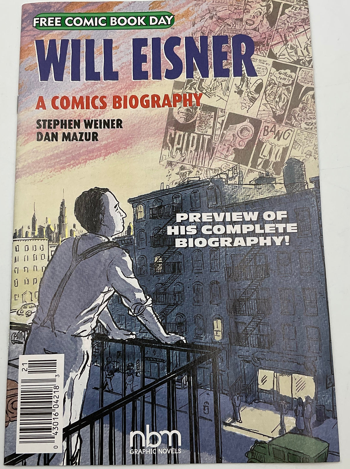 Will Eisner A Comics Biography #1 FCBD 2025 NBM Graphic Novels Special Preview