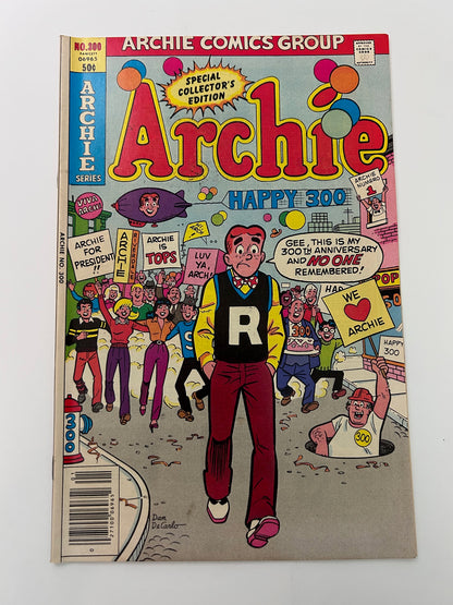 Archie Series Comic Book #300 Happy 300 Special Collector's Edition Vintage 1981