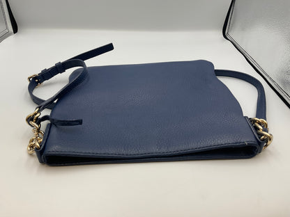 Kate Spade New York Jackson Street Melisse Leather Crossbody Bag in the Horizon Blue (navy) colorway