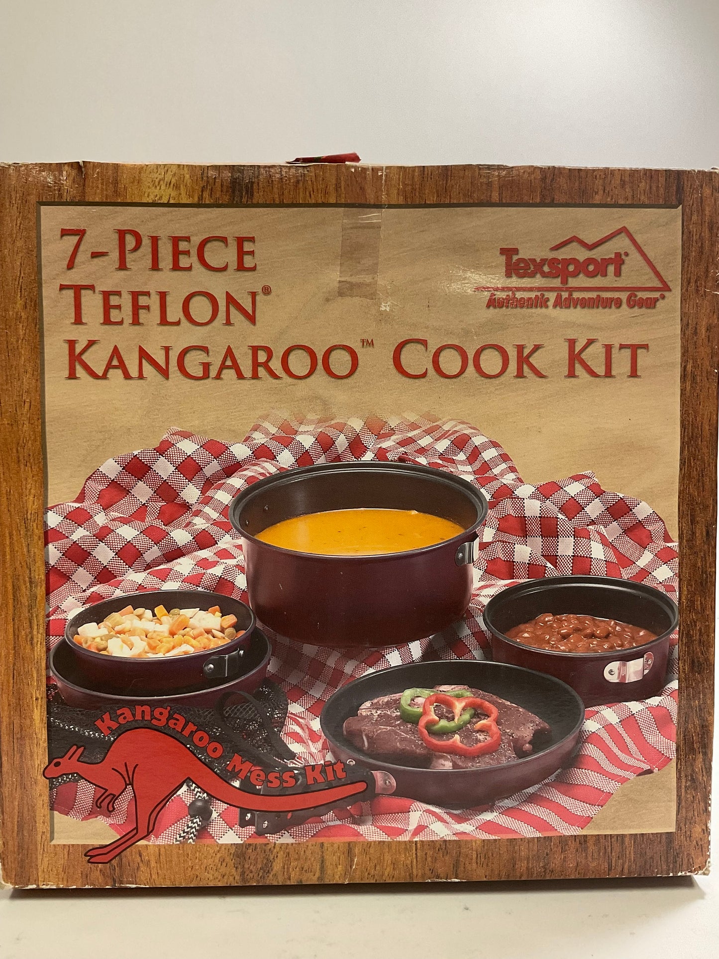 Texsport 7-Piece Kangaroo Cook Kit Missing Lids for Pans