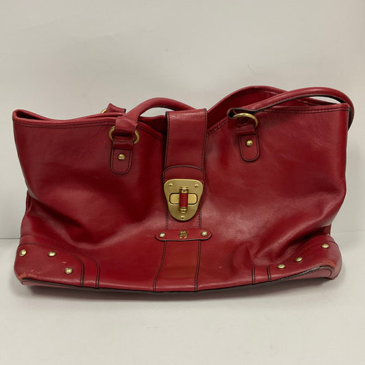 Etienne Aigner Vintage Leather Carry-on Duffle Suitcase 1970s