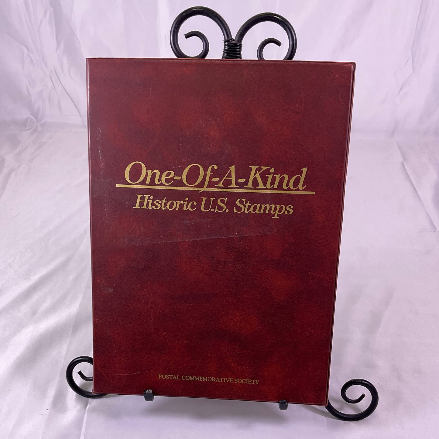 One-Of-A-Kind Historic U.S. Stamps Postal Commemorative Society Hardcover Folder