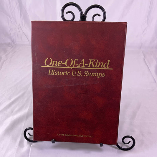 One-Of-A-Kind Historic U.S. Stamps Postal Commemorative Society Hardcover Folder