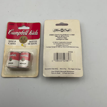 Campbell's Kids Soup Cans #3104 Vintage 1995