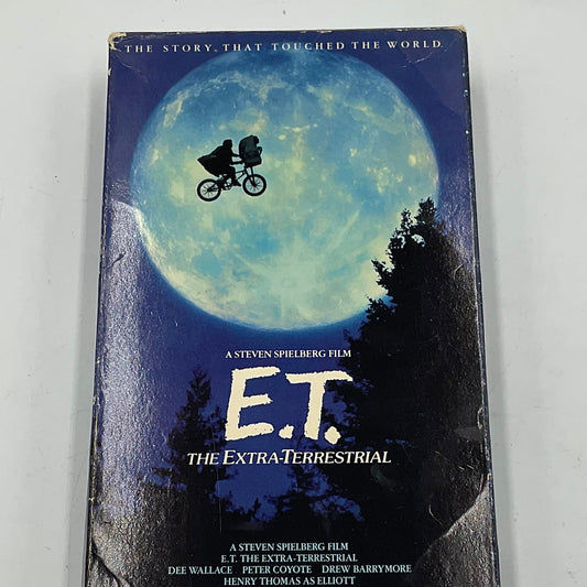 E.T. The Extra-Terrestrial Vintage Movie VHS Video Tape in Original Box Untested