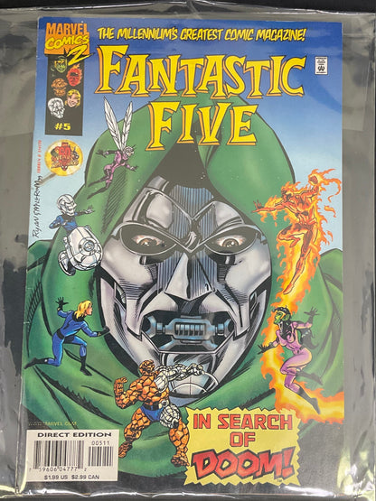 Marvel Fantastic Five #5 Vintage Feb 2000 Comic Book