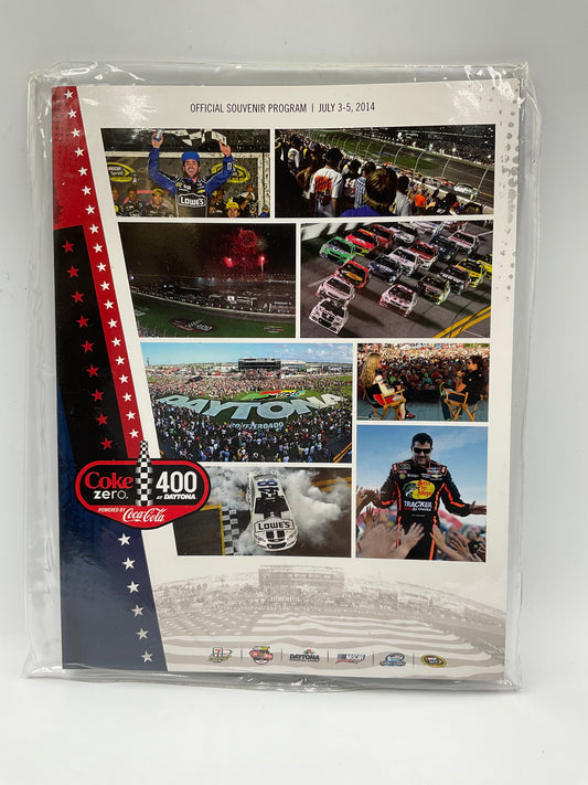 2014 Coke Zero 400 Daytona Official Souvenir Program NASCAR Aric Almirola