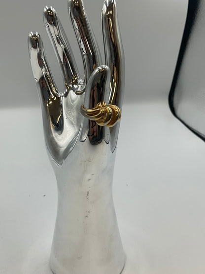 18K Gold Filled Croissant Style Ring