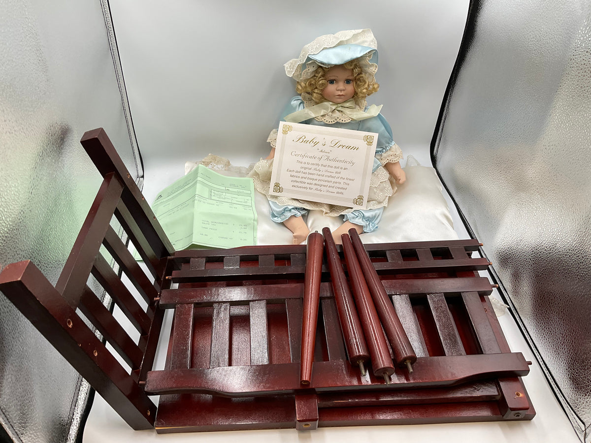 Baby’s Dream Collector’s Edition “Melissa” Wooden Bed Needs Assy.