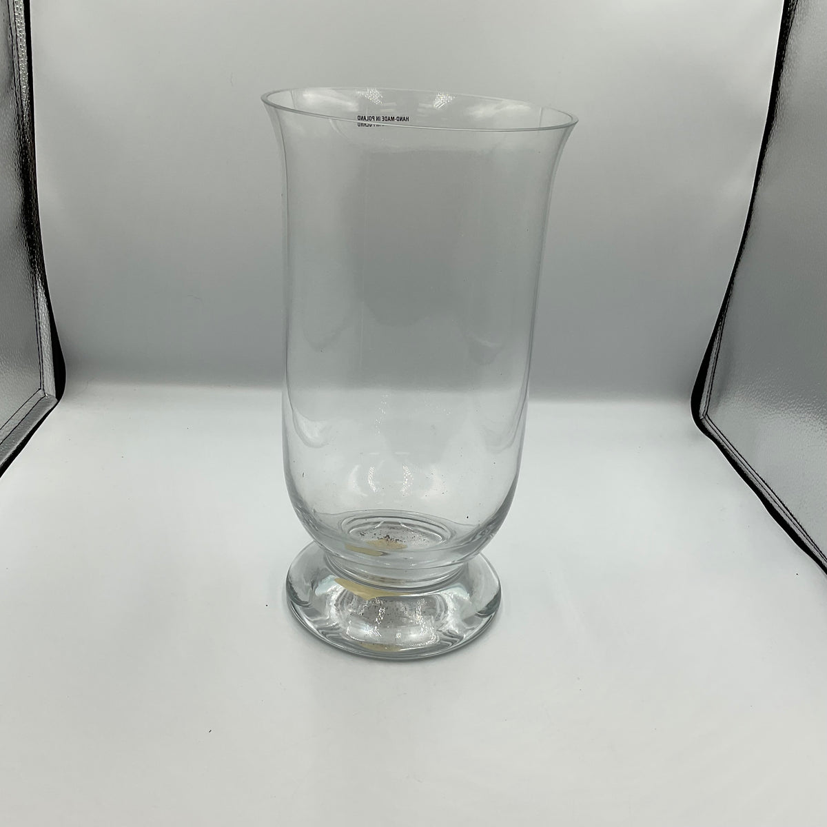 Glass Hurricane Vase