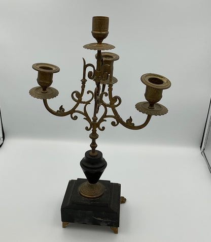 Antique Pair of 4 Arm Candelabras