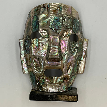 Ready JB Mayan Style Burial Mask Art Decor Tile Mosaic Sculpture