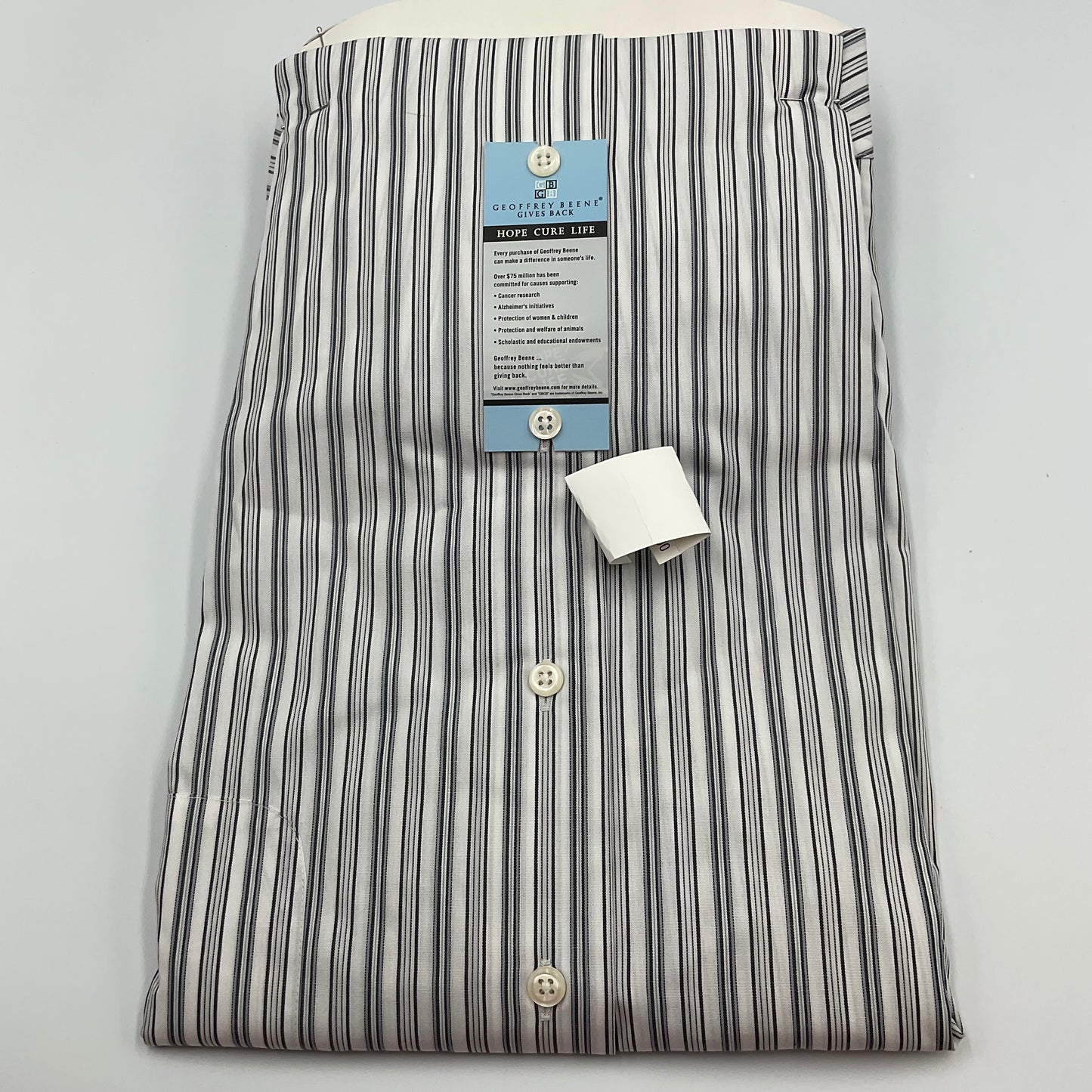 Geoffrey Beene Men's Dress Shirt Size L 16.5 34/35 New with Tags