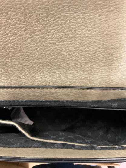 BCBGeneration Asymmetrical Studded Saddle Style Moss Color Shoulder Handbag