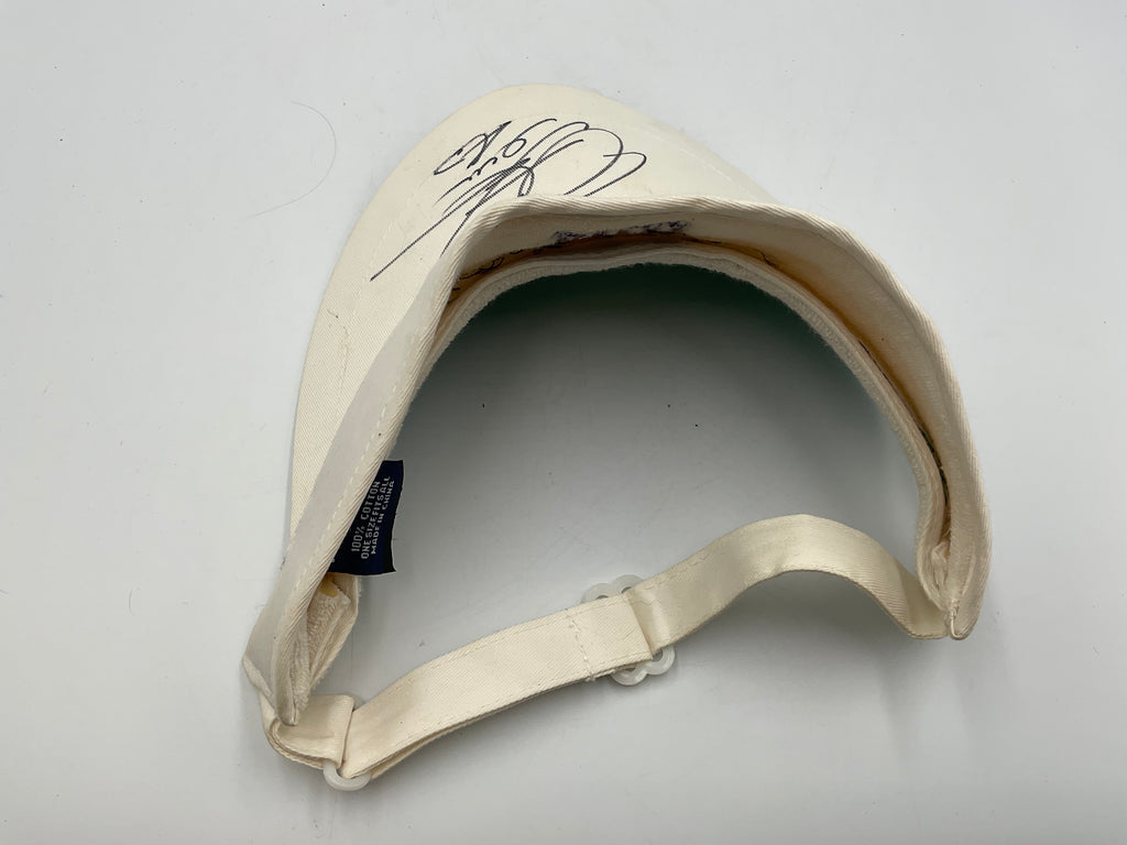 Autographed Visor Hat Hike For Hospice Gulfside Regional Hospital