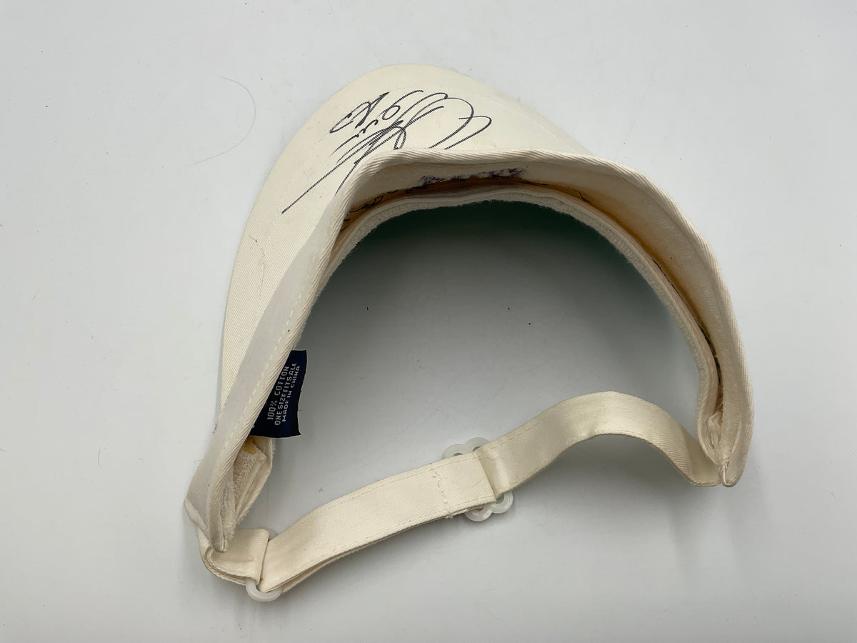 Autographed Visor Hat Hike For Hospice Gulfside Regional Hospital