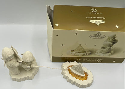 Department 56 Snowbabies Sailing The Seas Friendship Club Figurine Set w/ Box