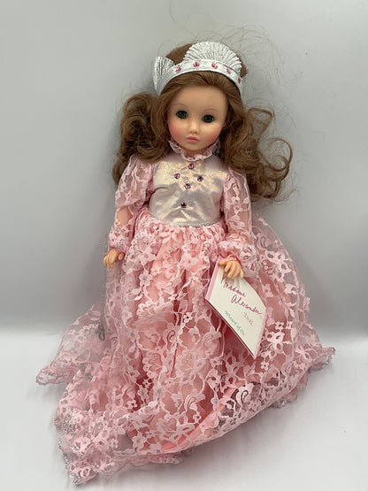 Vintage Madame Alexander The Wizard of Oz Glinda the Good Witch Doll with Tag , Pink Gown and Crown