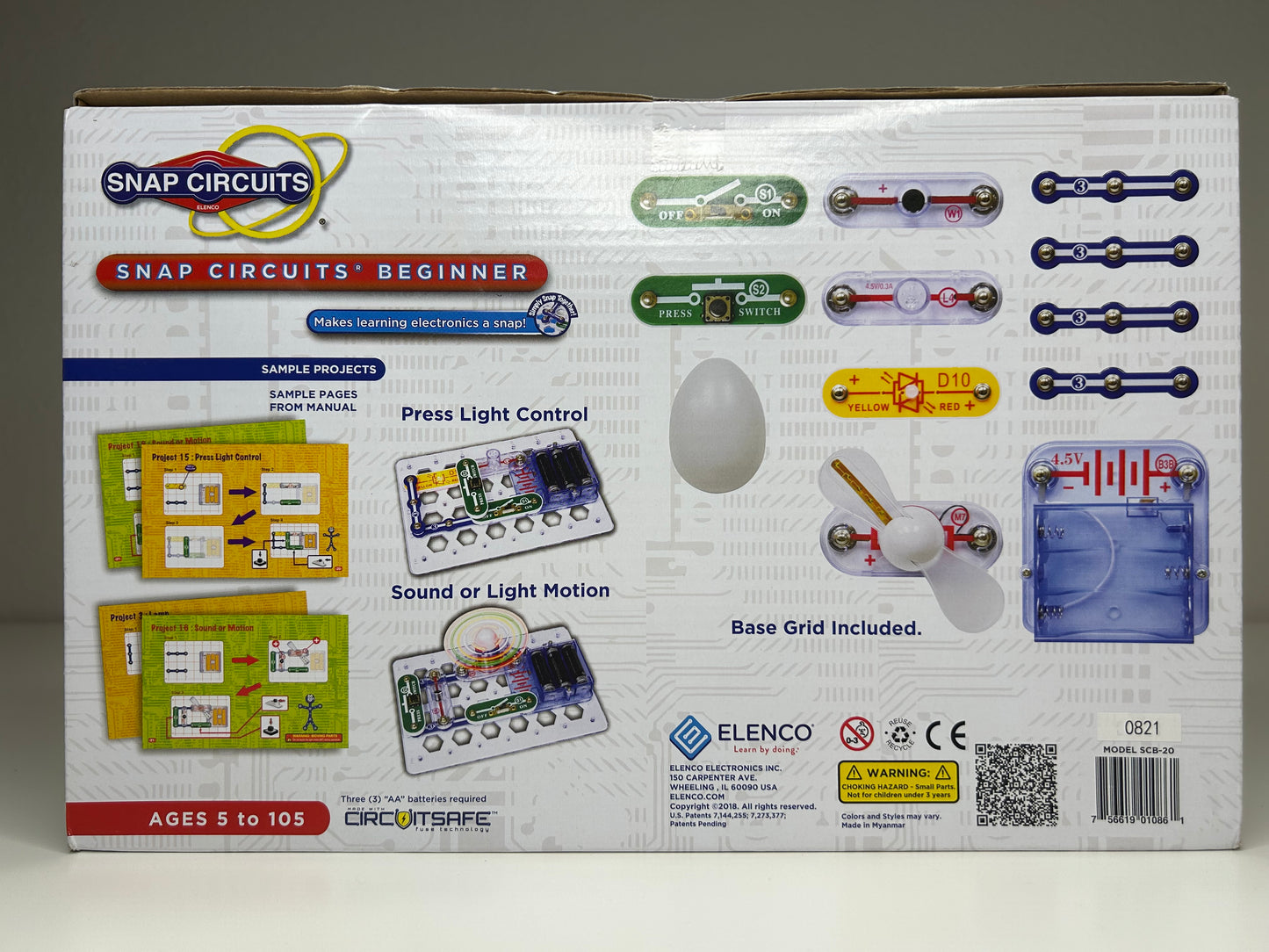 Snap Circuits Beginner Electronic Projects Kit