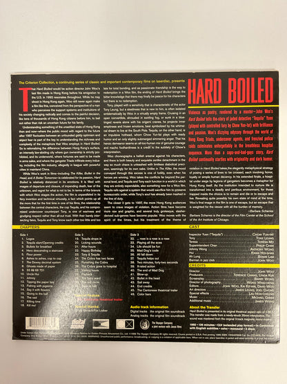 Hard Boiled Laser Disc 1992 Movie A John Woo Film