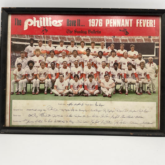 The Phillies Have It…1976 Pennant Fever Autographed Phillies Team Photo