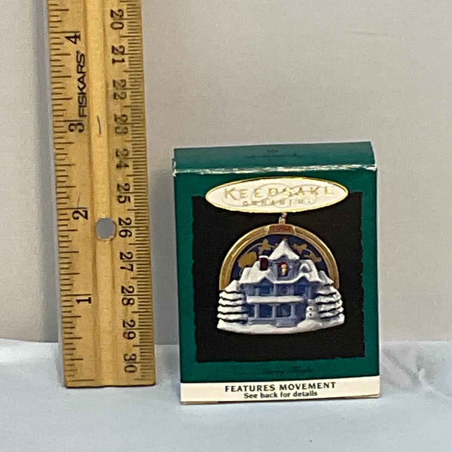 Miniature Hallmark Moving Keepsake Ornament in Box 1994 A Merry Flight
