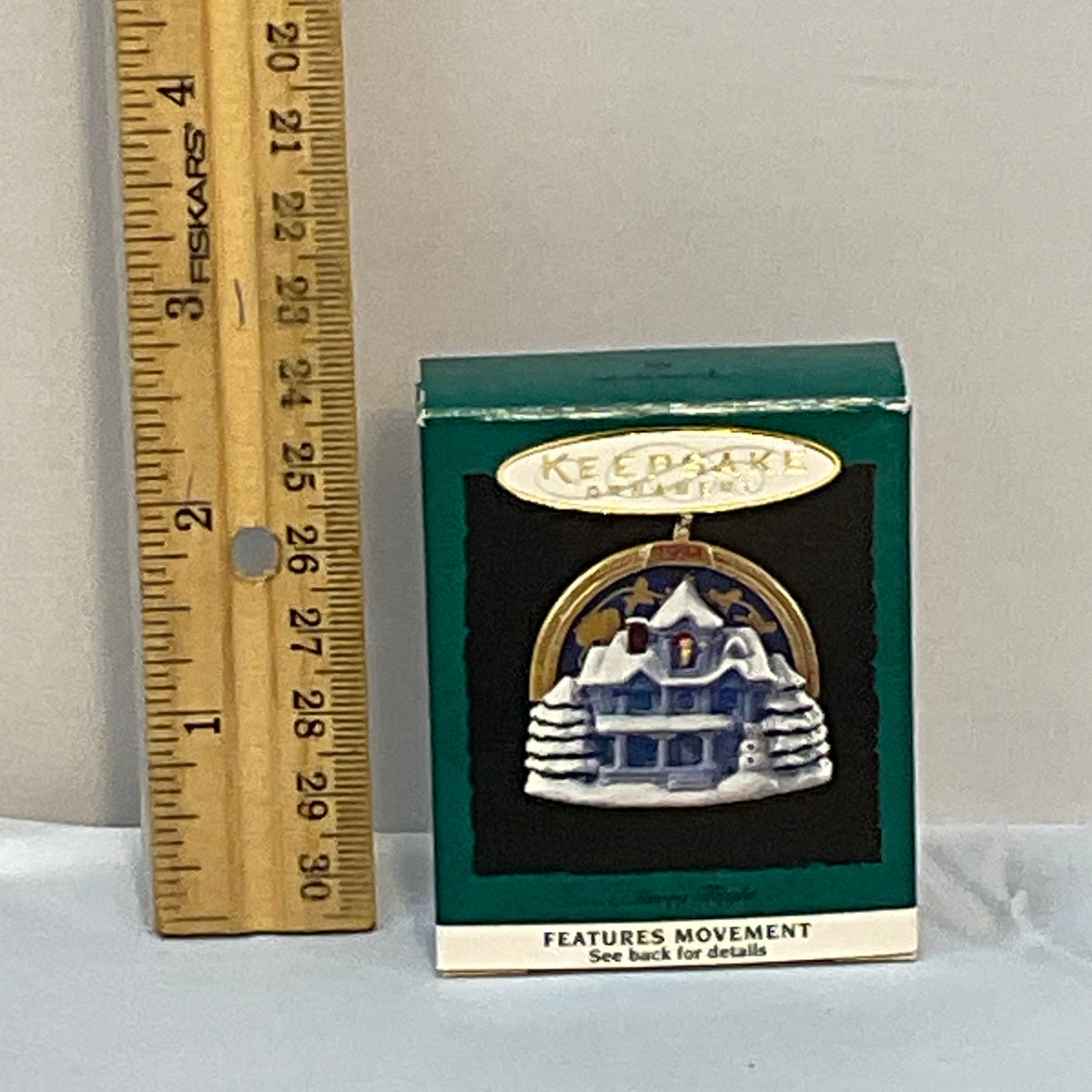 Miniature Hallmark Moving Keepsake Ornament in Box 1994 A Merry Flight