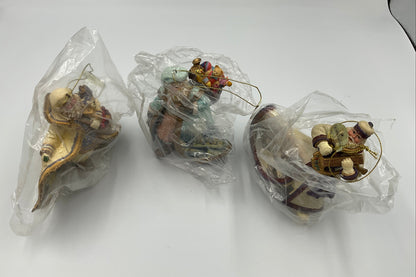 Thomas Kinkade “Old World Santas” Heirloom Christmas Ornaments