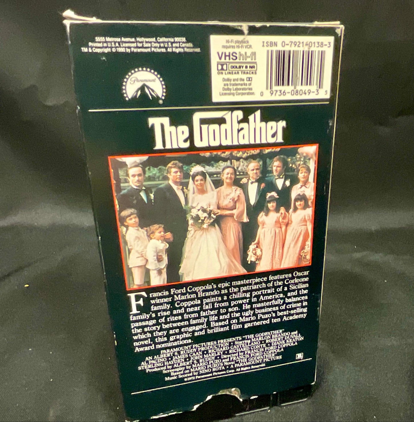 The Godfather Movie Vintage 1990 VHS 2-Tape Set Paramount Untested Unsealed