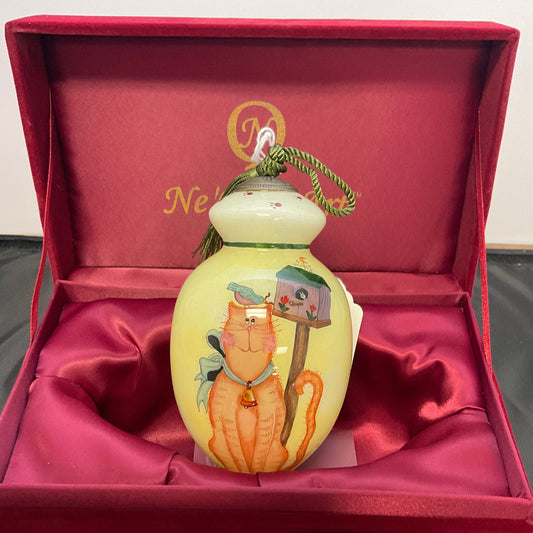 Diane Knott NeQwa Art One of Those Days Glass Ornament