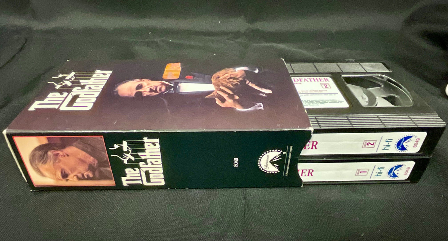 The Godfather Movie Vintage 1990 VHS 2-Tape Set Paramount Untested Unsealed