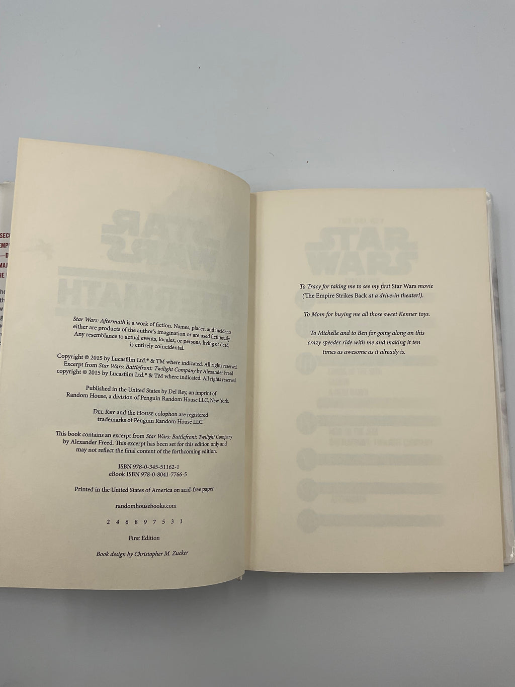 Journey to Star Wars The Force Awakens Aftermath First Edition