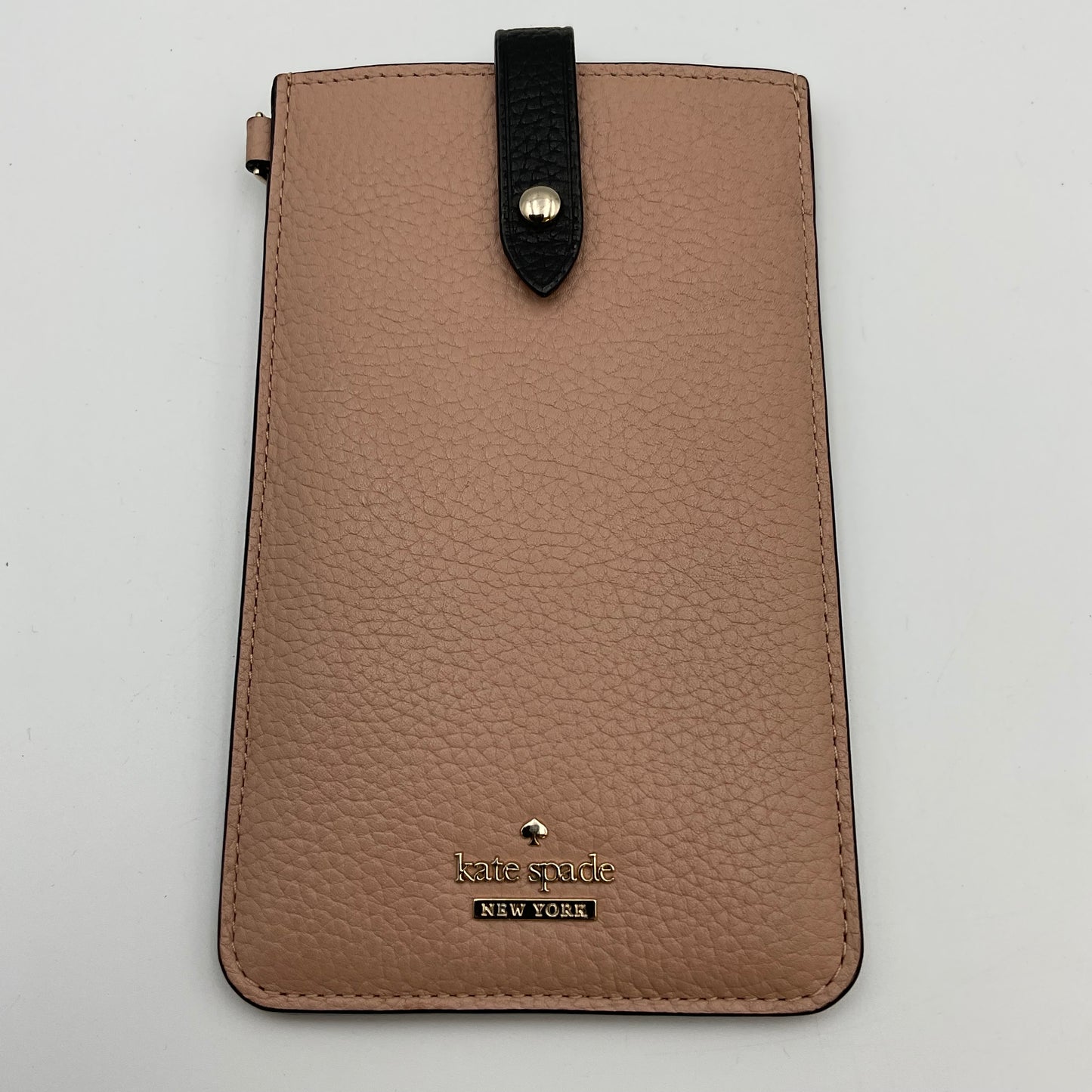 Kate Spade Beige Leather Phone Holder Cardholder Wallet