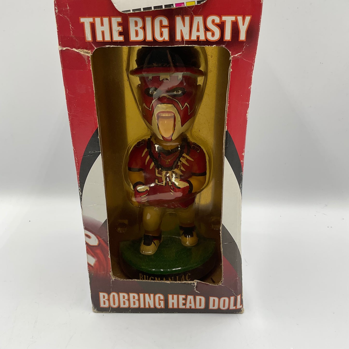 Autograph NFL Tampa Bay Buccaneers Fan The Big Nasty Bobble Head Signed