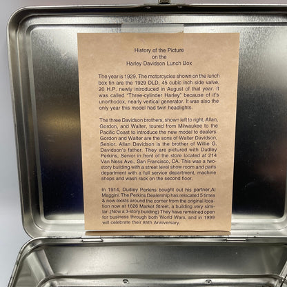 Harley Davidson Vintage Metal Lunchbox