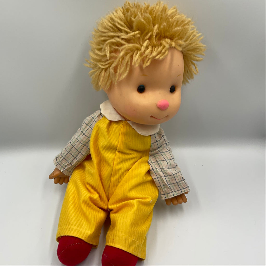 Vintage 1980s Komfy Kid Ice Cream Doll Astra Trading Corp Overalls