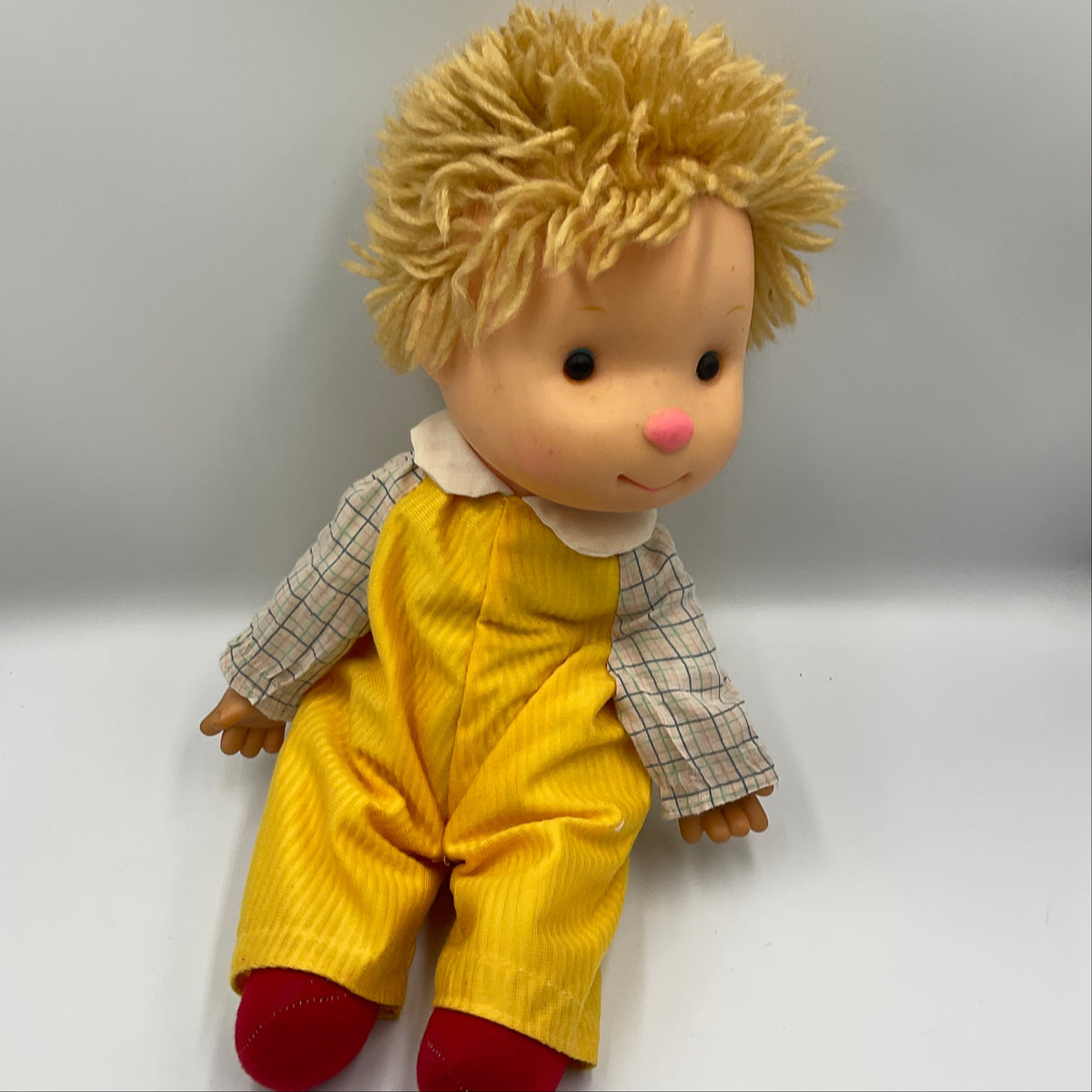 Vintage 1980s Komfy Kid Ice Cream Doll Astra Trading Corp Overalls