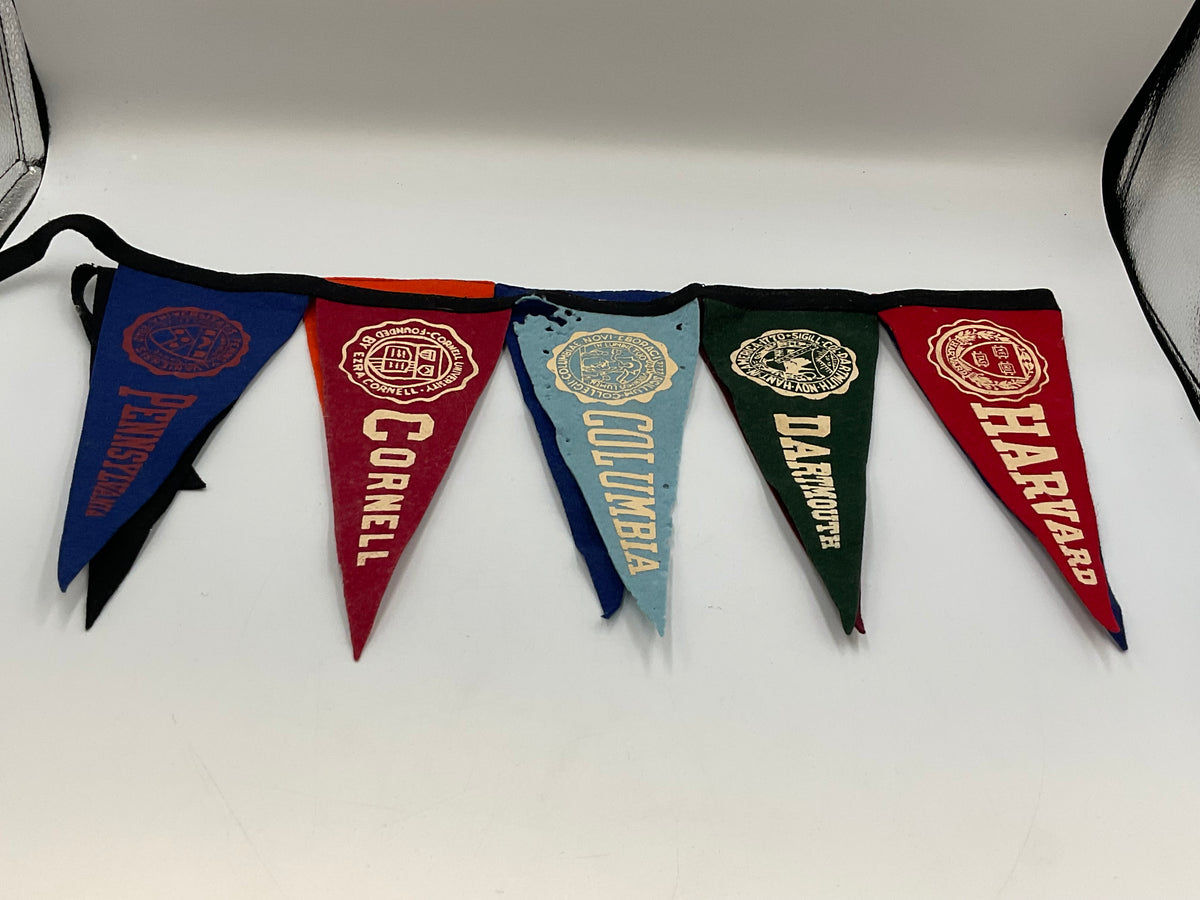 Vintage Mini Felt Pennant Banners COLLAGE
