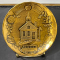 Wendell August Forge "School Days" Solid Bronze Plate