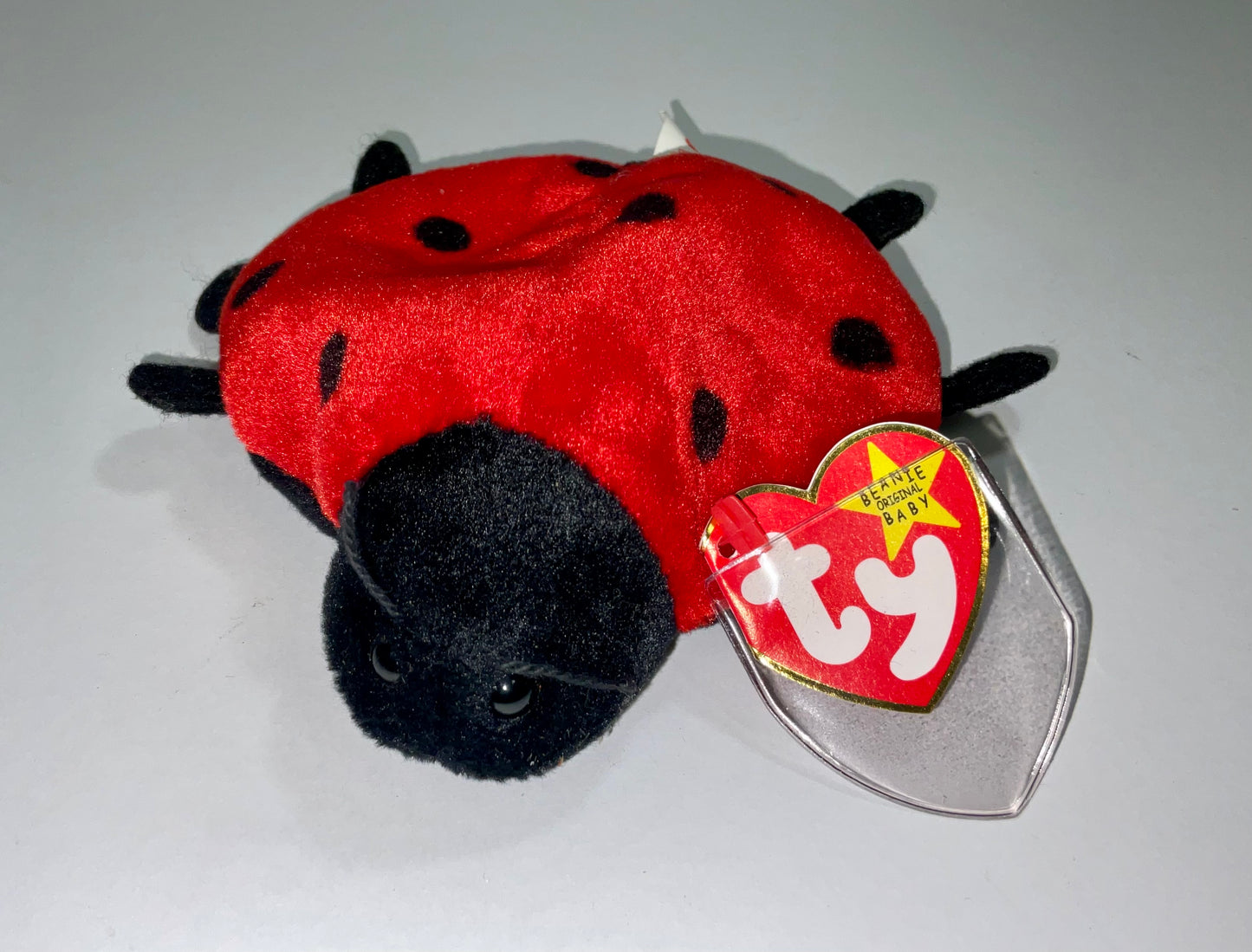Vintage 1995 TY Beanie Baby Lucky the Lady Bug