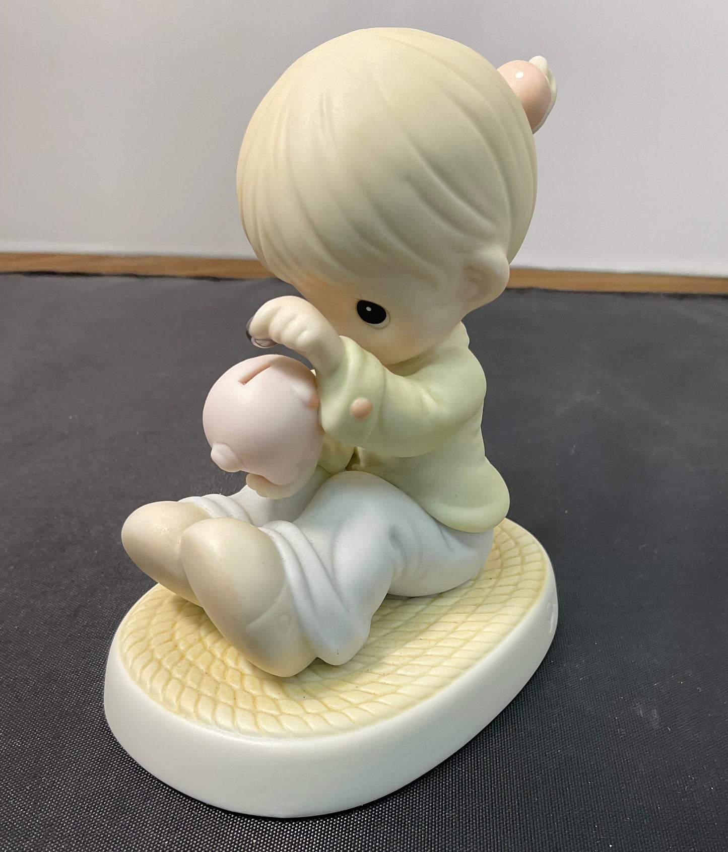Precious Moments Special 1996 Limited Edition You Can't Run Away Always Count On Me Hand-Painted Porcelain Figurine