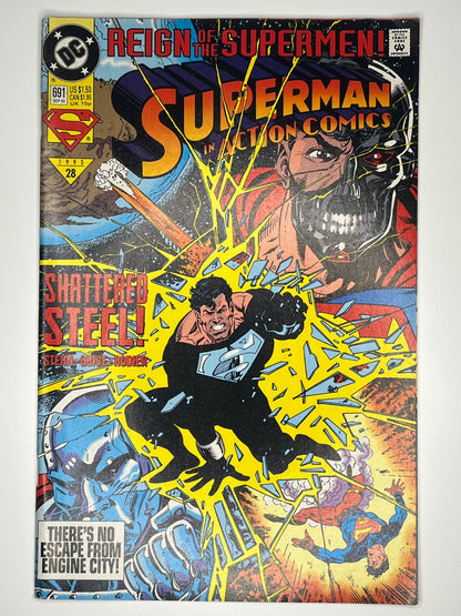 REIGN OF THE SUPERMEN! DC COMICS #691 VINTAGE 1993 COMIC BOOK