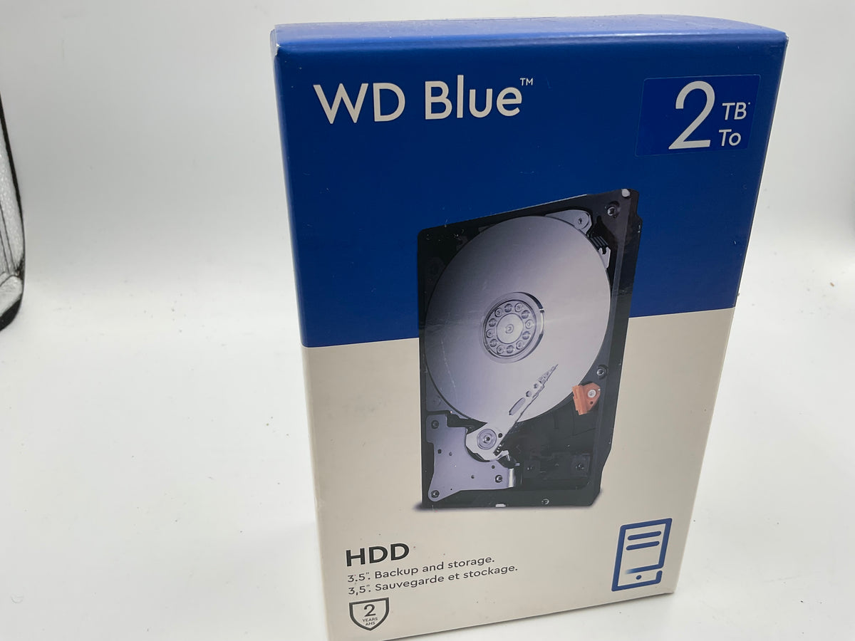 WD Blue 2TB 3.5" SATA Internal Desktop Hard Drive HDD Western Digital