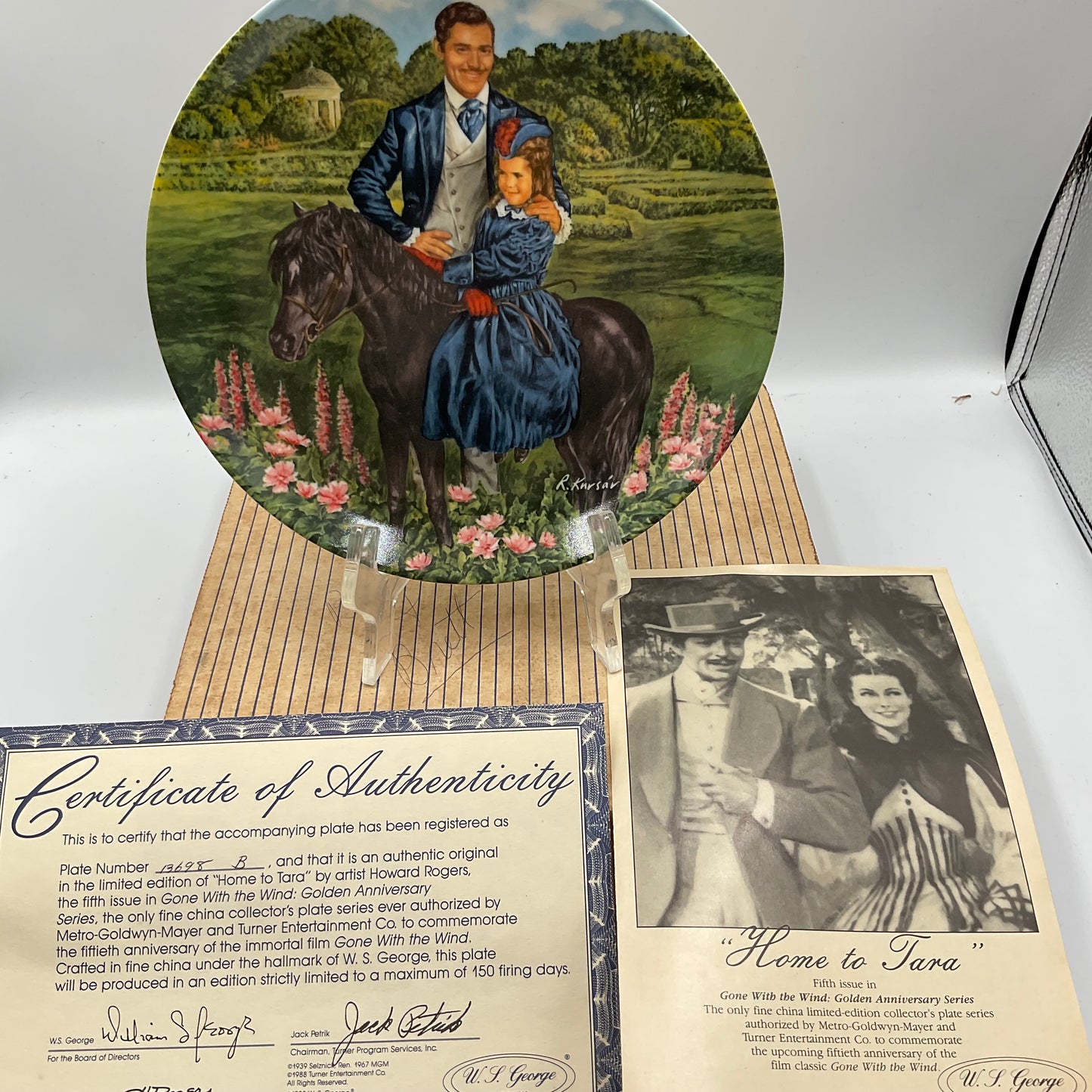 W.L.George Fine China Bonnie and Rhett