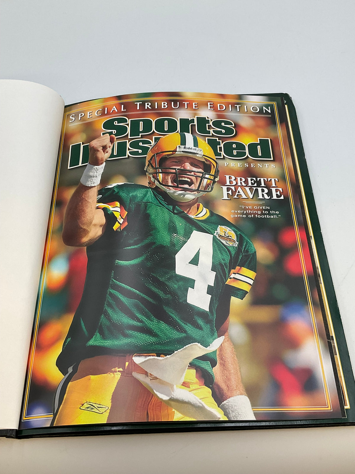 Brett Favre Tribute To A Legend Sports Illustrated 2008 Reader Copy