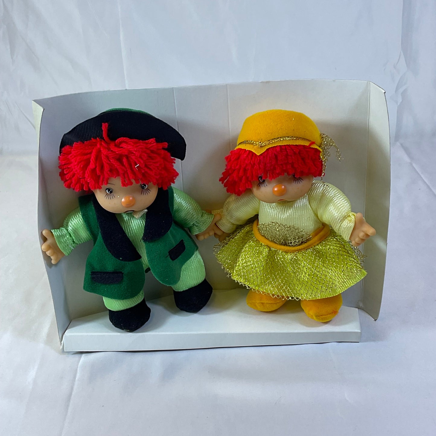 Patapouf Style Plush Dolls Set Pair (2) Made by Best Toys