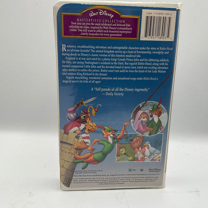 Walt Disney Robin Hood VHS Tape
