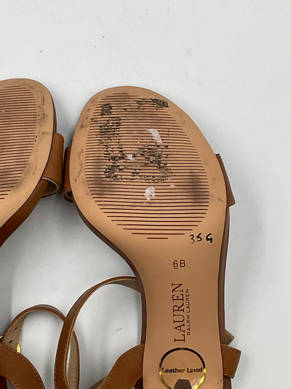 Lauren Ralph Lauren Gwen Tan Sandals Size 6B