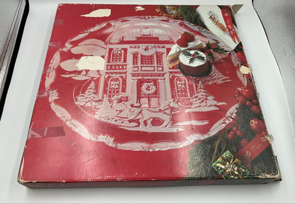Mikasa "Winter Wonderland" 15-inch Round Hostess Platter