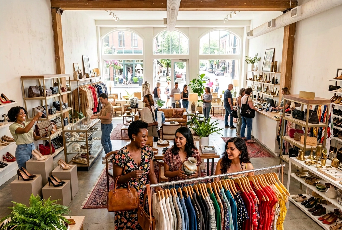 Shop image with Curated Finds lettering removed
